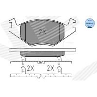 Brake pads for disc brakes