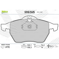 Brake pads for disc brakes