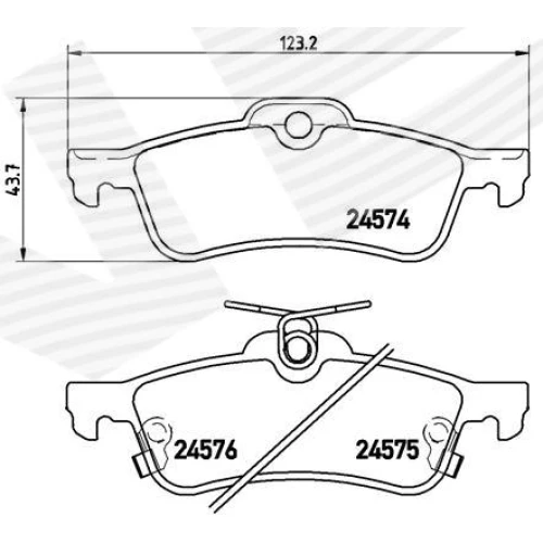 BRAKE PADS FOR DISC BRAKES - 0