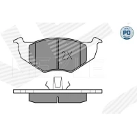 Brake pads for disc brakes