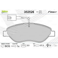 Brake pads for disc brakes