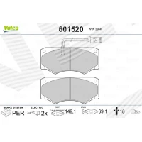 Brake pads for disc brakes