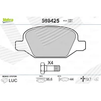 Brake pads for disc brakes