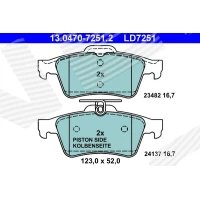 Brake pads for disc brakes