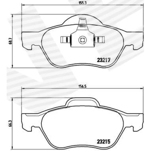 BRAKE PADS FOR DISC BRAKES - 0