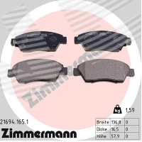 Brake pads for disc brakes