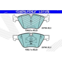 Brake pads for disc brakes