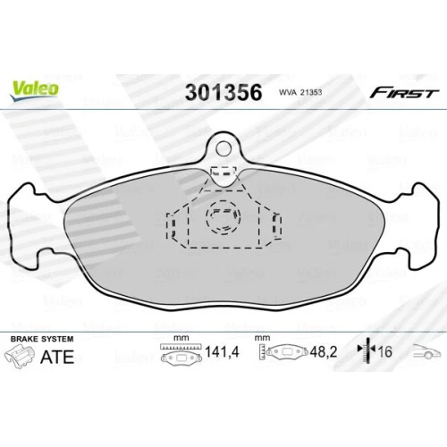 BRAKE PADS FOR DISC BRAKES - 0