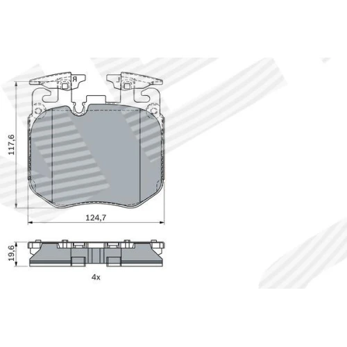 BRAKE PADS FOR DISC BRAKES - 6