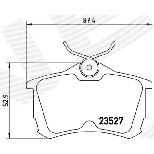 BRAKE PADS FOR DISC BRAKES - 0