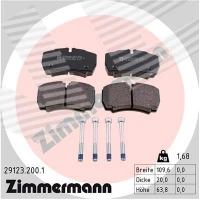 Brake pads for disc brakes