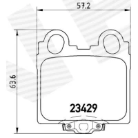 Brake pads for disc brakes