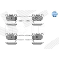 Brake pads for disc brakes