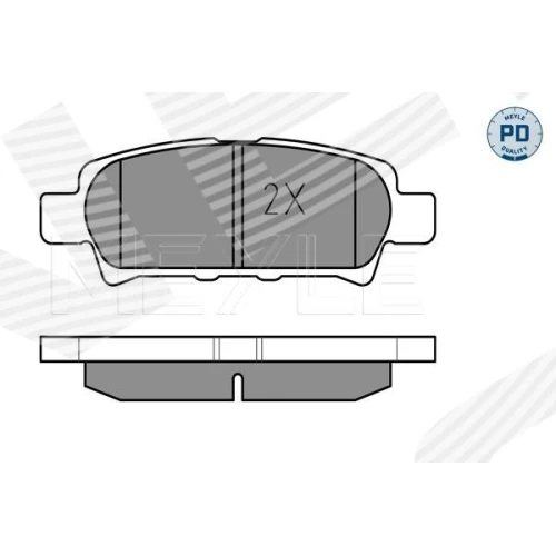 BRAKE PADS FOR DISC BRAKES - 0