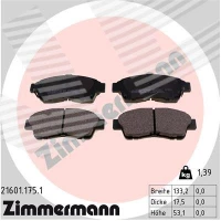 Brake pads for disc brakes