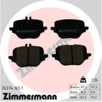 Brake pads for disc brakes