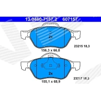 Brake pads for disc brakes