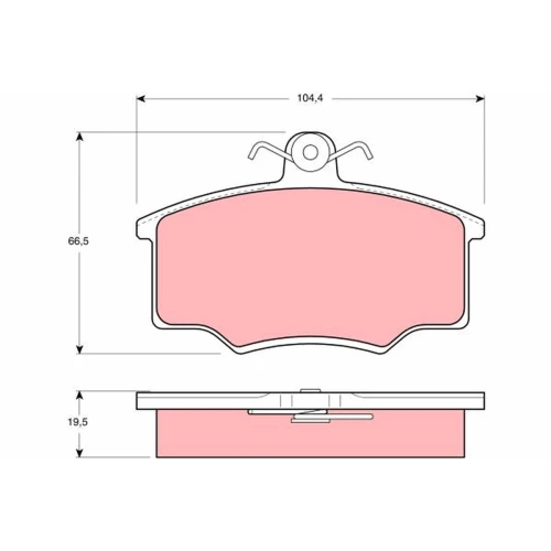 BRAKE PADS FOR DISC BRAKES - 0