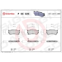 Brake pads for disc brakes