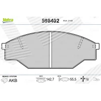 Brake pads for disc brakes