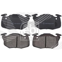 Brake pads for disc brakes