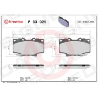 Brake pads for disc brakes