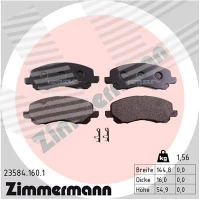 Brake pads for disc brakes