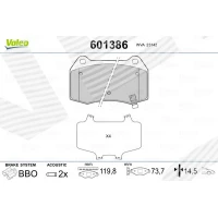 Brake pads for disc brakes