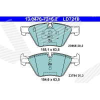 Brake pads for disc brakes