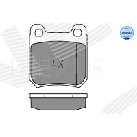 Brake pads for disc brakes