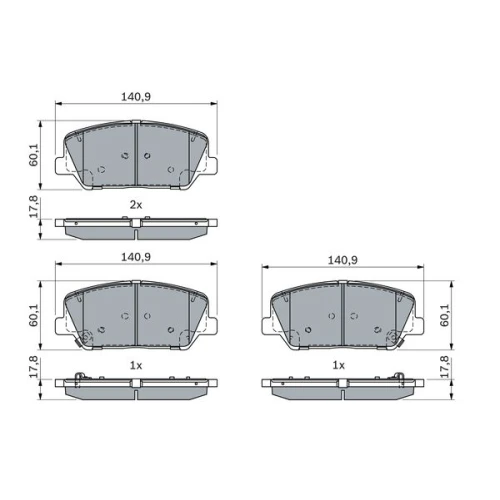 BRAKE PADS FOR DISC BRAKES - 4