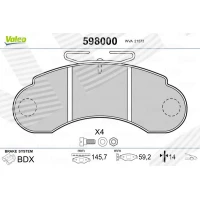 Brake pads for disc brakes