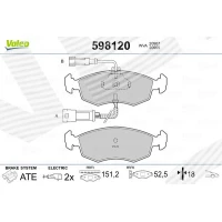 Brake pads for disc brakes