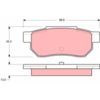 Brake pads for disc brakes