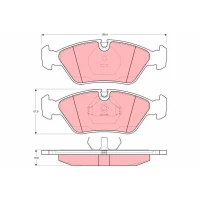 Brake pads for disc brakes