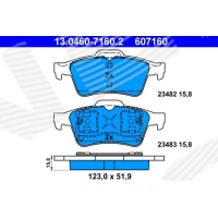 Brake pads for disc brakes