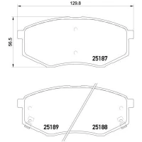 Brake pads for disc brakes