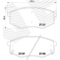 Brake pads for disc brakes