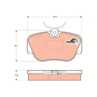 Brake pads for disc brakes