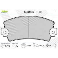 Brake pads for disc brakes