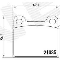 Brake pads for disc brakes