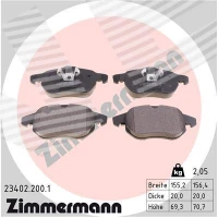 Brake pads for disc brakes