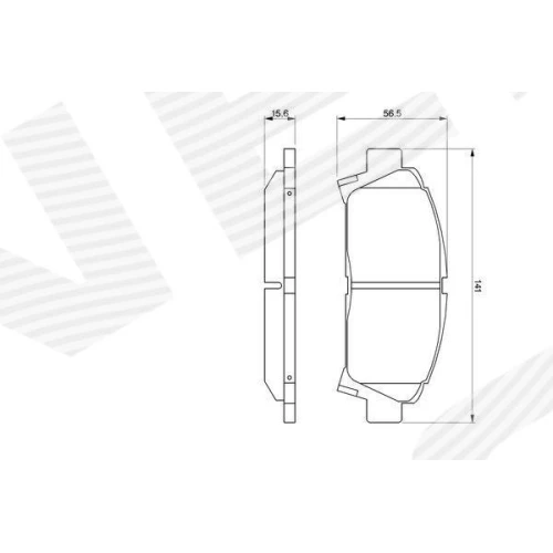 BRAKE PADS FOR DISC BRAKES - 4