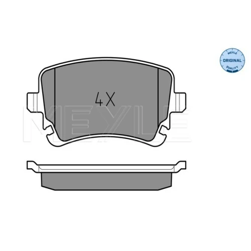 BRAKE PADS FOR DISC BRAKES - 1