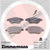 Brake pads for disc brakes