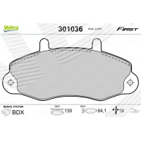 Brake pads for disc brakes