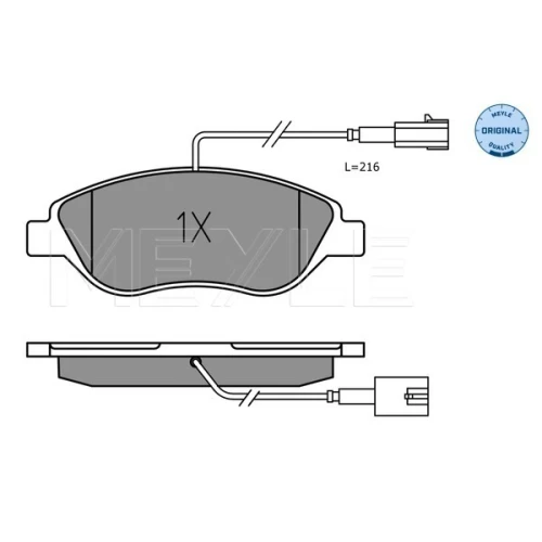 BRAKE PADS FOR DISC BRAKES - 1