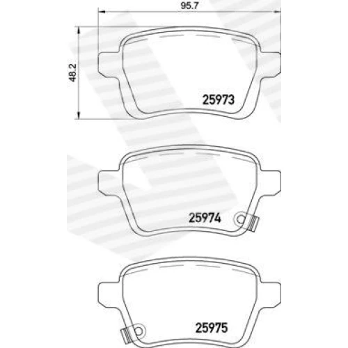 BRAKE PADS FOR DISC BRAKES - 0