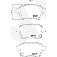 Brake pads for disc brakes