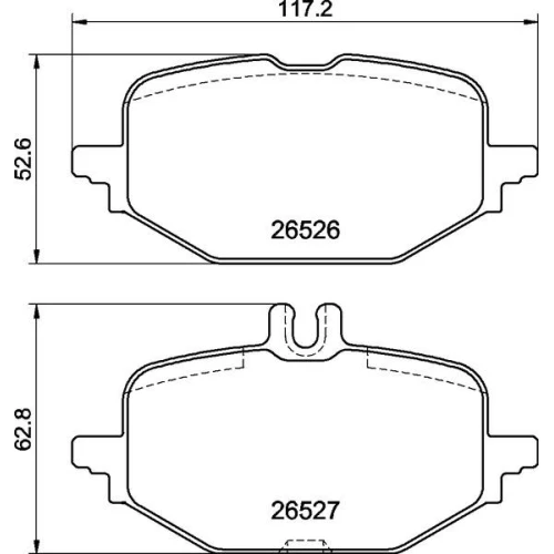 BRAKE PADS FOR DISC BRAKES - 0